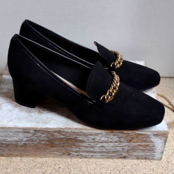 👍 Liz Clayborne Suede Flats Size 7  A1 - Picture 1 of 5